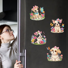 Load image into Gallery viewer, 6Pcs Diamond Painting Refrigerator Magnets Diamond Art Kits Diamond Art Magnets