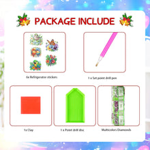 Load image into Gallery viewer, 5Pcs Diamond Painting Refrigerator Magnets Diamond Art Kits for Adults Beginners