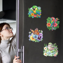 Load image into Gallery viewer, 5Pcs Diamond Painting Refrigerator Magnets Diamond Art Kits for Adults Beginners