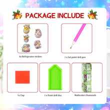 Load image into Gallery viewer, 5Pcs Diamond Painting Refrigerator Magnets Diamond Art Kits for Adults Beginners