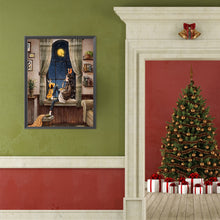 Load image into Gallery viewer, Diamond Painting - Full Round - Moon watching girl (40*50CM)
