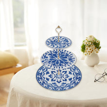 Load image into Gallery viewer, 3 Tier Acrylic Diamond Cupcake Stand Tower 5D DIY Diamond Painting Serving Tray