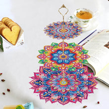 Load image into Gallery viewer, 3 Tier Acrylic Diamond Cupcake Stand Tower 5D DIY Diamond Painting Serving Tray