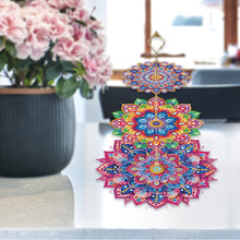 Load image into Gallery viewer, 3 Tier Acrylic Diamond Cupcake Stand Tower 5D DIY Diamond Painting Serving Tray