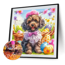 Load image into Gallery viewer, Diamond Painting - Full Round - Easter egg dog (40*40CM)