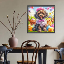 Load image into Gallery viewer, Diamond Painting - Full Round - Easter egg dog (40*40CM)
