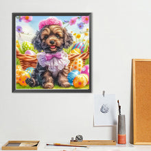 Load image into Gallery viewer, Diamond Painting - Full Round - Easter egg dog (40*40CM)