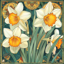 Load image into Gallery viewer, Diamond Painting - Full Round - Daffodil (40*40CM)