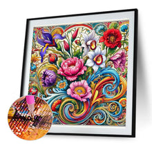 Load image into Gallery viewer, Diamond Painting - Full Round - Hundred flowers (40*40CM)
