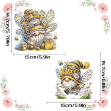 Load image into Gallery viewer, 2pcs Cute Gnome Diamond Art Hanging Pendant 5D DIY Diamond Painting Dots Pendant