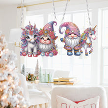 Load image into Gallery viewer, 2pcs Cute Gnome Diamond Art Hanging Pendant 5D DIY Diamond Painting Dots Pendant