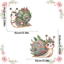 Load image into Gallery viewer, 2pcs Animal Diamond Art Hanging Pendant 5D DIY Diamond Painting Dots Pendant