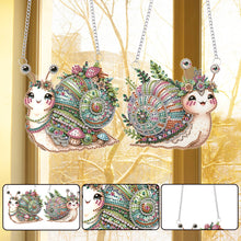 Load image into Gallery viewer, 2pcs Animal Diamond Art Hanging Pendant 5D DIY Diamond Painting Dots Pendant