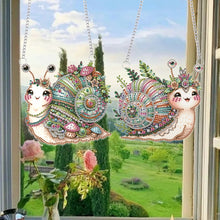 Load image into Gallery viewer, 2pcs Animal Diamond Art Hanging Pendant 5D DIY Diamond Painting Dots Pendant
