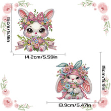 Load image into Gallery viewer, 2pcs Animal Diamond Art Hanging Pendant 5D DIY Diamond Painting Dots Pendant