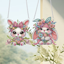 Load image into Gallery viewer, 2pcs Animal Diamond Art Hanging Pendant 5D DIY Diamond Painting Dots Pendant