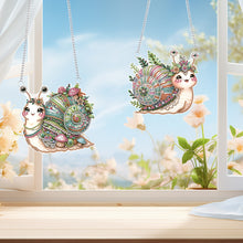 Load image into Gallery viewer, 2pcs Animal Diamond Art Hanging Pendant 5D DIY Diamond Painting Dots Pendant