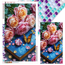 Load image into Gallery viewer, Diamond Painting - Full Round - Rose butterfly book (40*70CM)