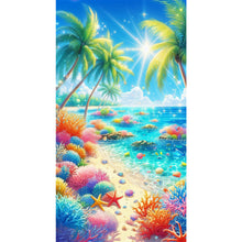 Load image into Gallery viewer, Diamond Painting - Full Round - Sandra Coconut Beach (40*70CM)