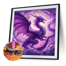 Load image into Gallery viewer, Diamond Painting - Full Round - Purple Dragon (40*40CM)