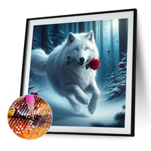 Load image into Gallery viewer, Diamond Painting - Full Round - White Wolf (40*40CM)