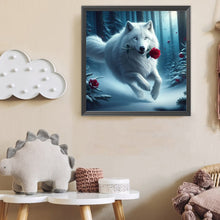 Load image into Gallery viewer, Diamond Painting - Full Round - White Wolf (40*40CM)