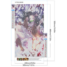 Load image into Gallery viewer, Diamond Painting - Full Round - Nezuko Kamado (30*50CM)
