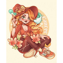 Load image into Gallery viewer, Diamond Painting - Full Round - Witch Girl (40*50CM)