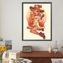 Load image into Gallery viewer, Diamond Painting - Full Round - Libra Girl (40*50CM)