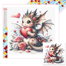 Load image into Gallery viewer, Diamond Painting - Full Square - Valentine's Day Dragon (30*30CM)
