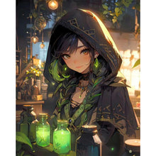 Load image into Gallery viewer, AB Diamond Painting - Full Round - Potion girl (40*50CM)