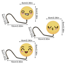 Load image into Gallery viewer, 3Pcs Cute Cartoon Rhinestone Painting Keychain Hanger Diamond Painting Art Hooks