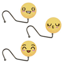 Load image into Gallery viewer, 3Pcs Cute Cartoon Rhinestone Painting Keychain Hanger Diamond Painting Art Hooks
