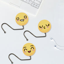 Load image into Gallery viewer, 3Pcs Cute Cartoon Rhinestone Painting Keychain Hanger Diamond Painting Art Hooks