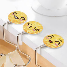 Load image into Gallery viewer, 3Pcs Cute Cartoon Rhinestone Painting Keychain Hanger Diamond Painting Art Hooks