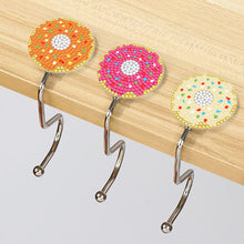 Load image into Gallery viewer, 3Pcs Cute Cartoon Rhinestone Painting Keychain Hanger Diamond Painting Art Hooks
