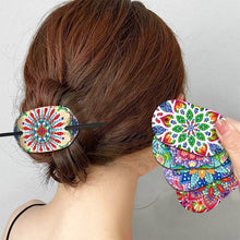 Load image into Gallery viewer, 5Pcs PVC Mandala Pattern 5D DIY Diamond Hair Sticks Crafts Gifts for Women Girls