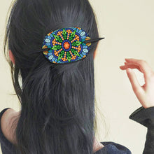 Load image into Gallery viewer, 5Pcs PVC Mandala Pattern 5D DIY Diamond Hair Sticks Crafts Gifts for Women Girls