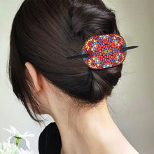 Load image into Gallery viewer, 5Pcs PVC Mandala Pattern 5D DIY Diamond Hair Sticks Crafts Gifts for Women Girls