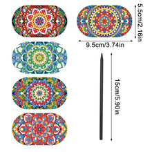 Load image into Gallery viewer, 5Pcs PVC Mandala Pattern 5D DIY Diamond Hair Sticks Crafts Gifts for Women Girls