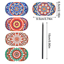 Load image into Gallery viewer, 5Pcs PVC Mandala Pattern 5D DIY Diamond Hair Sticks Crafts Gifts for Women Girls