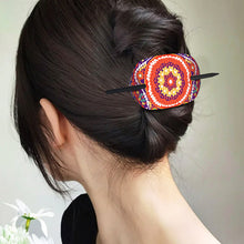 Load image into Gallery viewer, 5Pcs PVC Mandala Pattern 5D DIY Diamond Hair Sticks Crafts Gifts for Women Girls