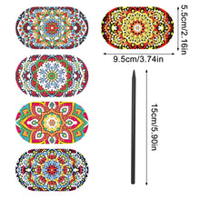 Load image into Gallery viewer, 5Pcs PVC Mandala Pattern 5D DIY Diamond Hair Sticks Crafts Gifts for Women Girls