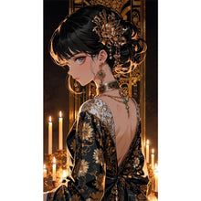 Load image into Gallery viewer, AB Diamond Painting - Full Round - Mysterious girl (40*70CM)