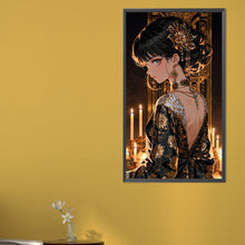 Load image into Gallery viewer, AB Diamond Painting - Full Round - Mysterious girl (40*70CM)