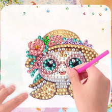 Load image into Gallery viewer, 6Pcs Acrylic Summer Beach Turtle DIY Diamond Art Refrigerator Magnets Sticker