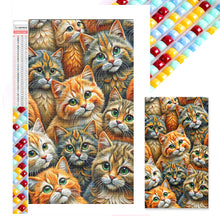 Load image into Gallery viewer, Diamond Painting - Full Square - Cat (40*70CM)