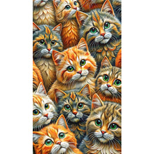 Load image into Gallery viewer, Diamond Painting - Full Square - Cat (40*70CM)