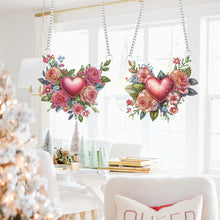 Load image into Gallery viewer, 2Pcs Special Shape Flower Car Diamond Painting Ornaments for Garden Window Decor