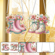 Load image into Gallery viewer, 2Pcs Special Shape Flower Car Diamond Painting Ornaments for Garden Window Decor